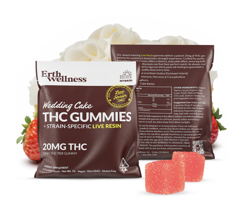 Erth Wellness 2ct Gummies / Wedding Cake